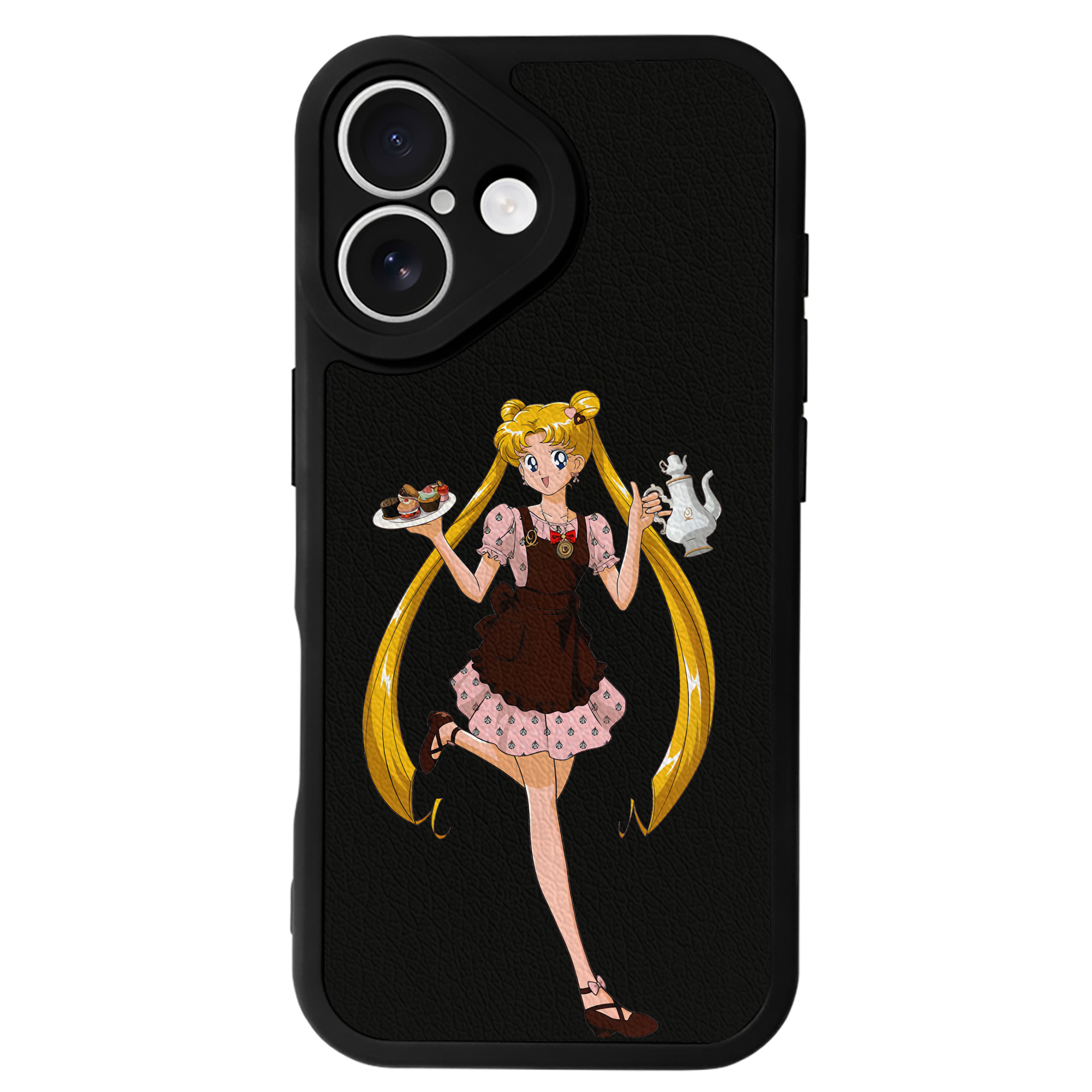 （画像用） 美少女戦士セーラームーン 愛野 美奈子 あいの みなこ Sailor Moon Aino Minako 【iPhone 16シリーズ対応】シリコンスマホケース（レザー調） 材質：シリコン
